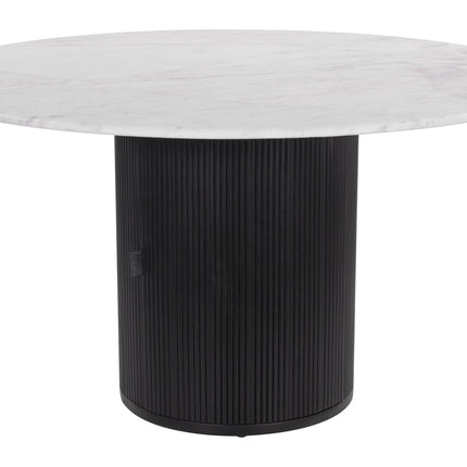 Izola Dining Table White & Black Tables TriadCommerceInc Default Title  