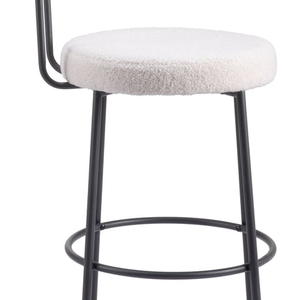 Blanca Barstool (Set of 2) Ivory Barstools TriadCommerceInc   