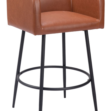 Horbat Barstool (Set of 2) Brown Barstools [TriadCommerceInc] Default Title  