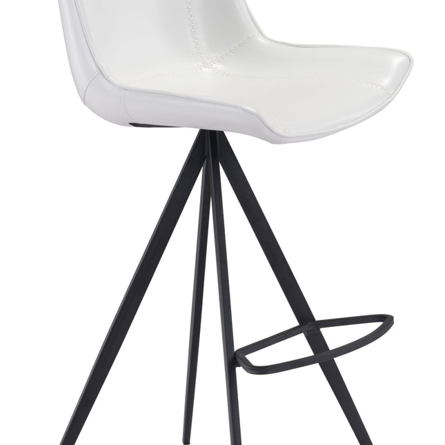 Aki Barstool (Set of 2) White & Black Barstools TriadCommerceInc Default Title  