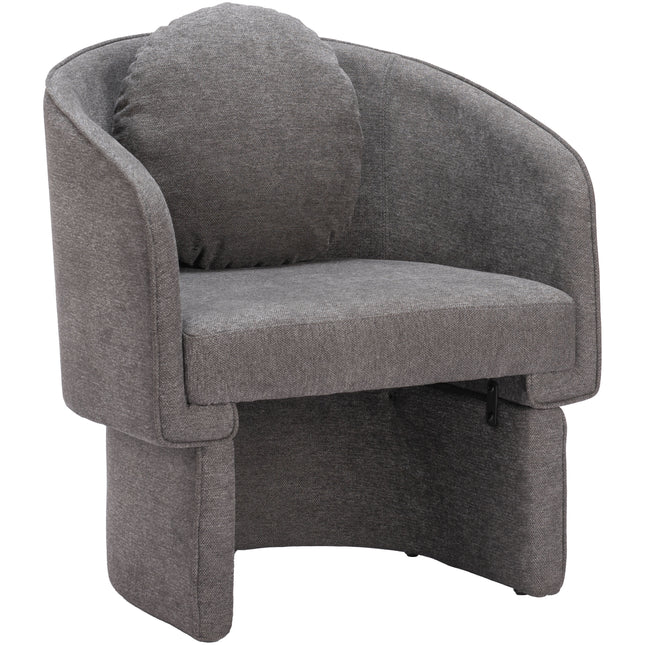 Olya Accent Chair Truffle Gray Chairs TriadCommerceInc Default Title  