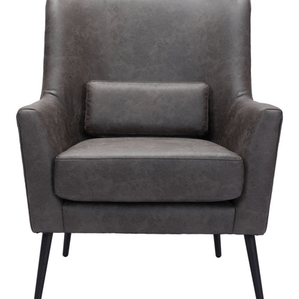 Ontario Accent Chair Vintage Black Chairs [TriadCommerceInc]   