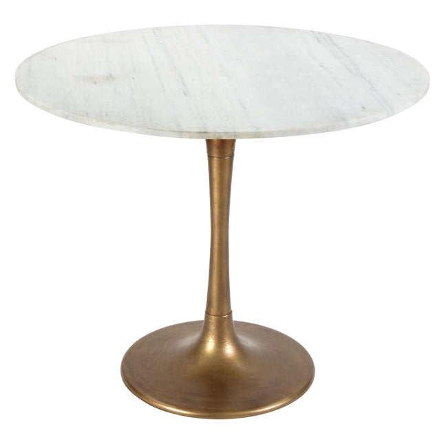 Fullerton Dining Table White & Gold Tables TriadCommerceInc Default Title  