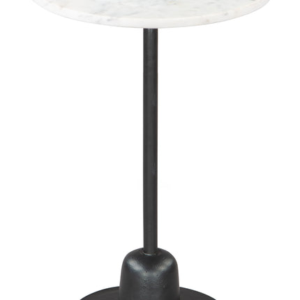 Whammy Side Table White & Black Side Tables TriadCommerceInc   