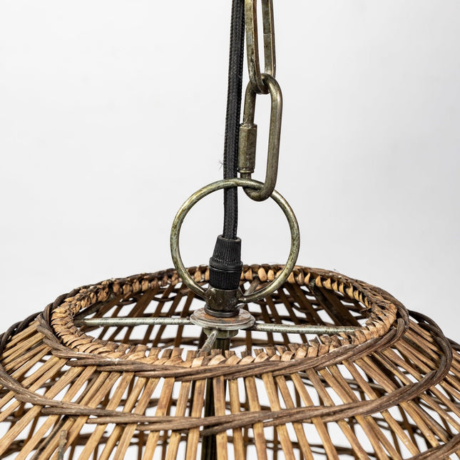 Metallic Woven Hanging Pendant Light Pendant Light TriadCommerceInc   