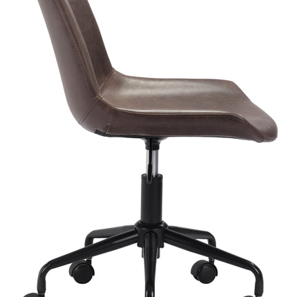 Byron Office Chair Brown Chairs TriadCommerceInc   