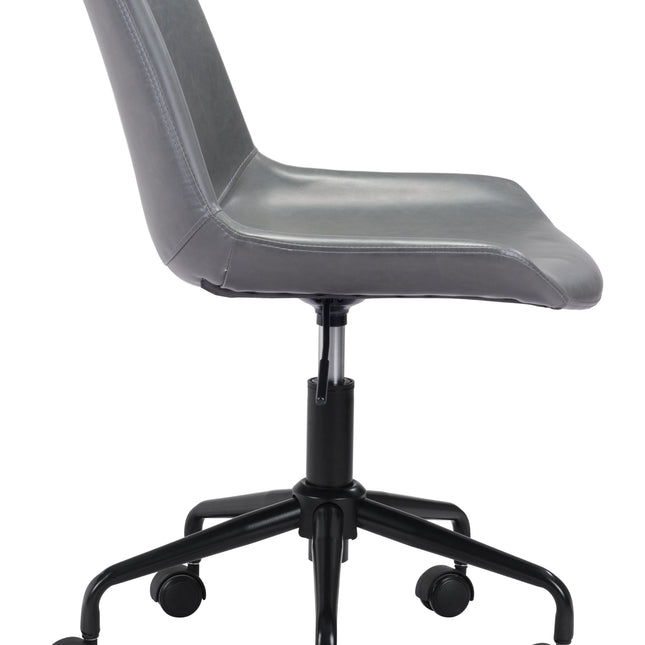 Byron Office Chair Gray Chairs TriadCommerceInc   