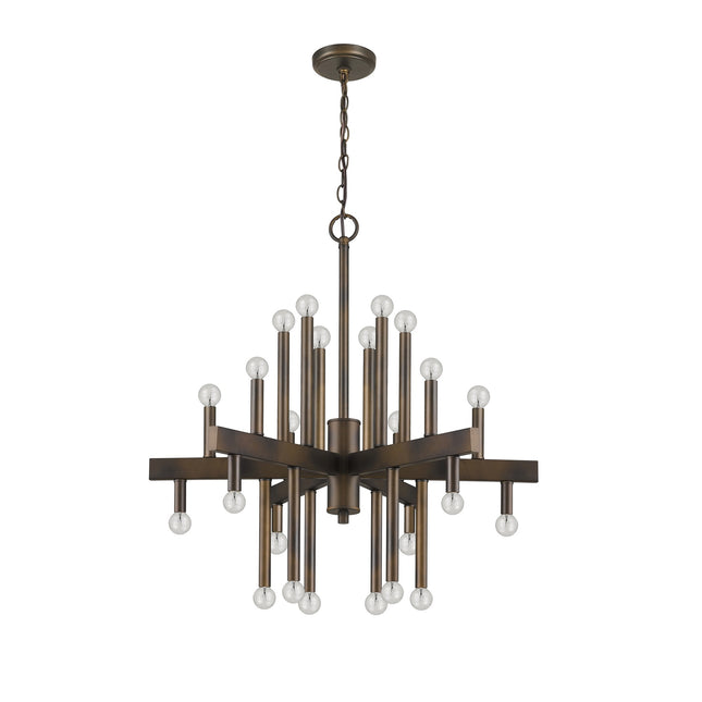 Fallon 24-Light Oil-Rubbed Bronze Chandelier Chandeliers TriadCommerceInc   