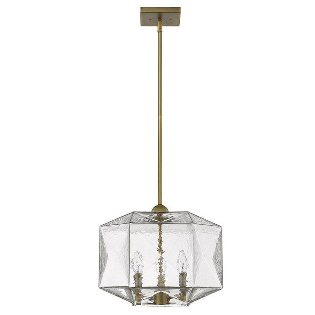 Loft 3-Light Brass Pendant Pendant Light TriadCommerceInc   