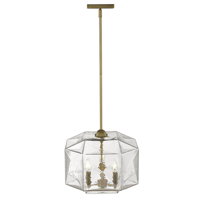 Loft 3-Light Brass Pendant Pendant Light TriadCommerceInc   