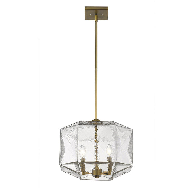 Loft 3-Light Brass Pendant Pendant Light TriadCommerceInc   