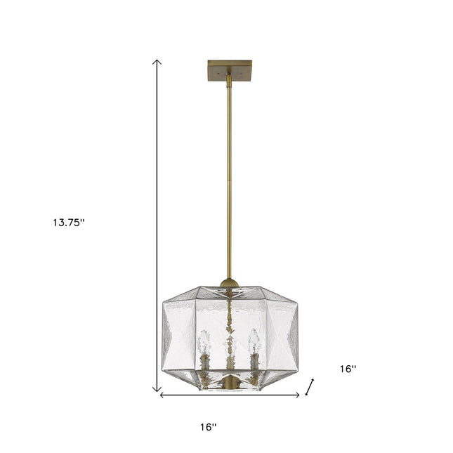 Loft 3-Light Brass Pendant Pendant Light TriadCommerceInc Default Title  