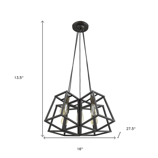 Tiberton 5-Light Oil-Rubbed Bronze Chandelier Chandeliers TriadCommerceInc   