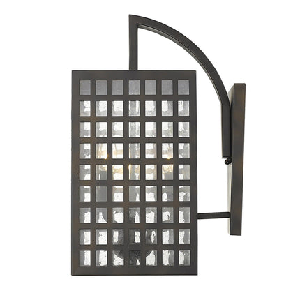 Letzel 3-Light Industrial Wall Light - Oil-Rubbed Bronze outdoor wall lighting TriadCommerceInc   