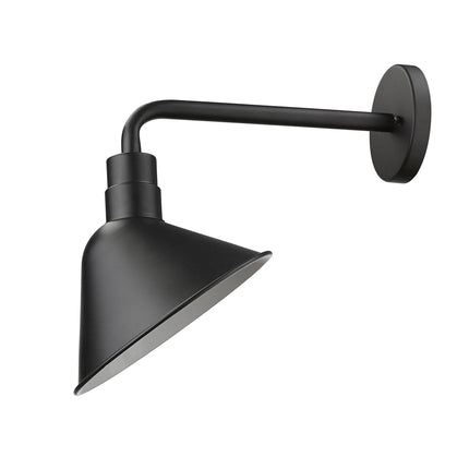 Fuller 1-Light Matte Black Wall Light Wall Lighting TriadCommerceInc   