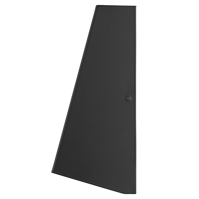 Matte Black Geometric Wall Sconce outdoor wall lighting TriadCommerceInc   