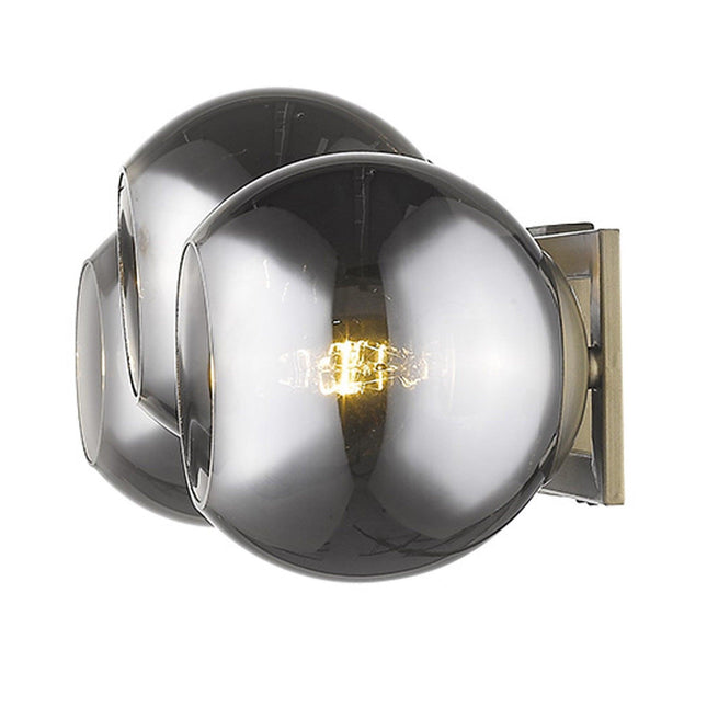 Lunette 3-Light Aged Brass Sconce Wall Lighting TriadCommerceInc   