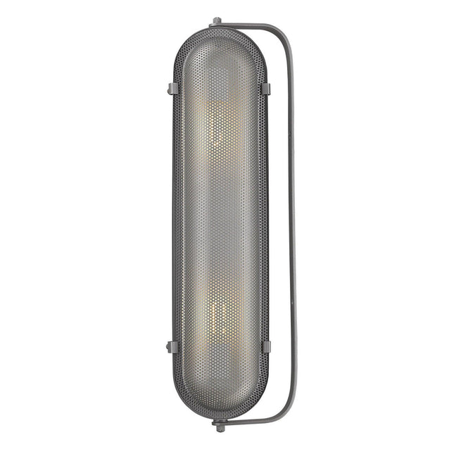 Terra 2-Light Gray Sconce Wall Lighting TriadCommerceInc   