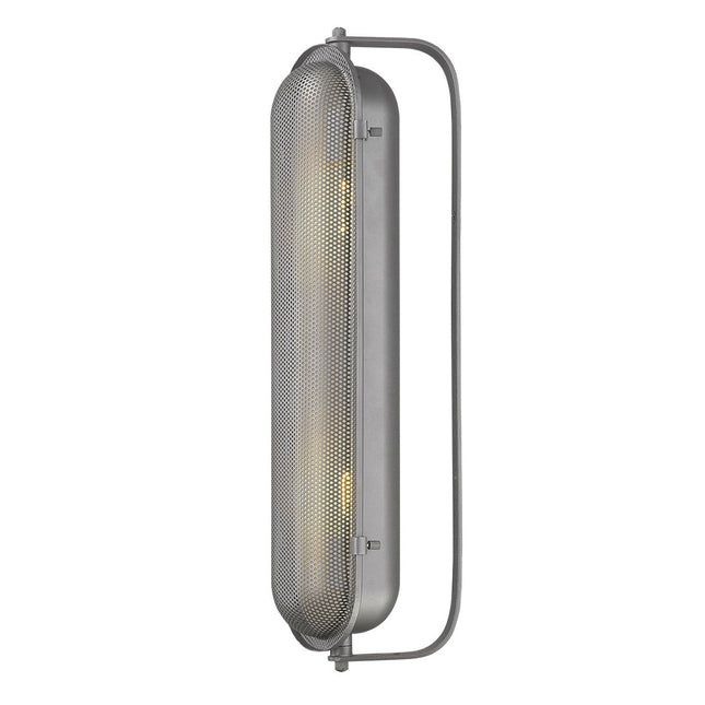 Terra 2-Light Gray Sconce Wall Lighting TriadCommerceInc   