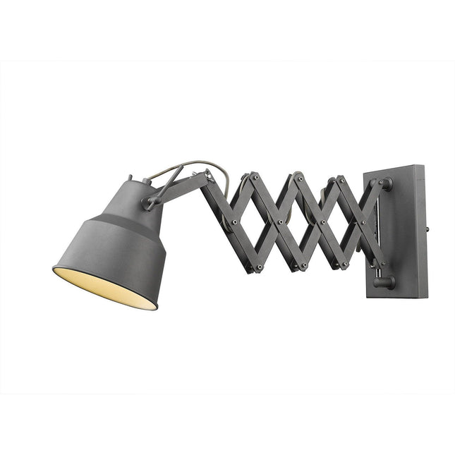 Plexus 1-Light Gray Sconce Wall Lighting TriadCommerceInc   