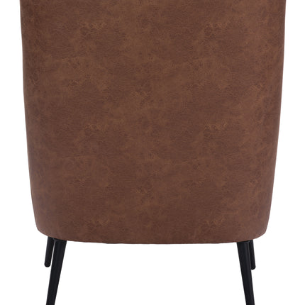 Ontario Accent Chair Vintage Brown Chairs TriadCommerceInc   