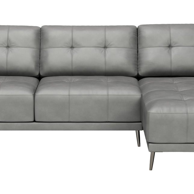 Bliss RAF Chaise Sectional Gray Sofas TriadCommerceInc   