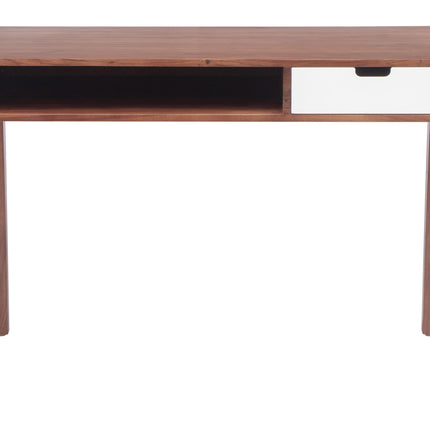 Linea Desk Walnut Desks [TriadCommerceInc]   