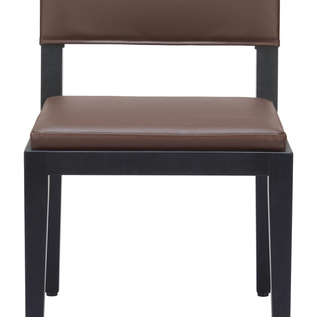 Roxas Dining Chair (Set of 2) Brown Chairs TriadCommerceInc   