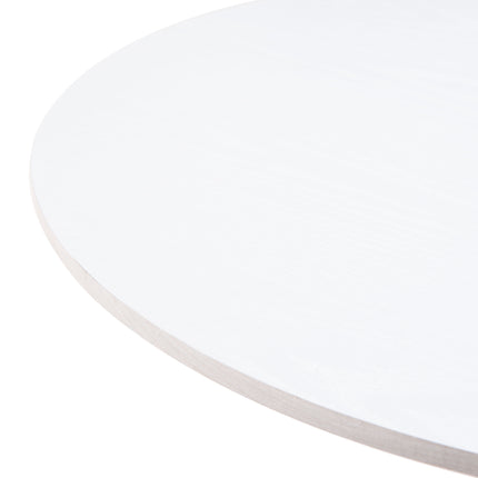 Auray Bar Table White & Gold Tables [TriadCommerceInc]   