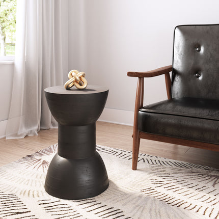 Wisdom Side Table Black Side Tables [TriadCommerceInc]   