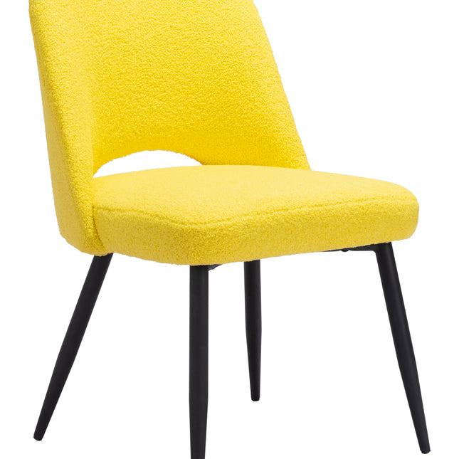 Teddy Dining Chair (Set of 2) Yellow Chairs TriadCommerceInc Default Title  