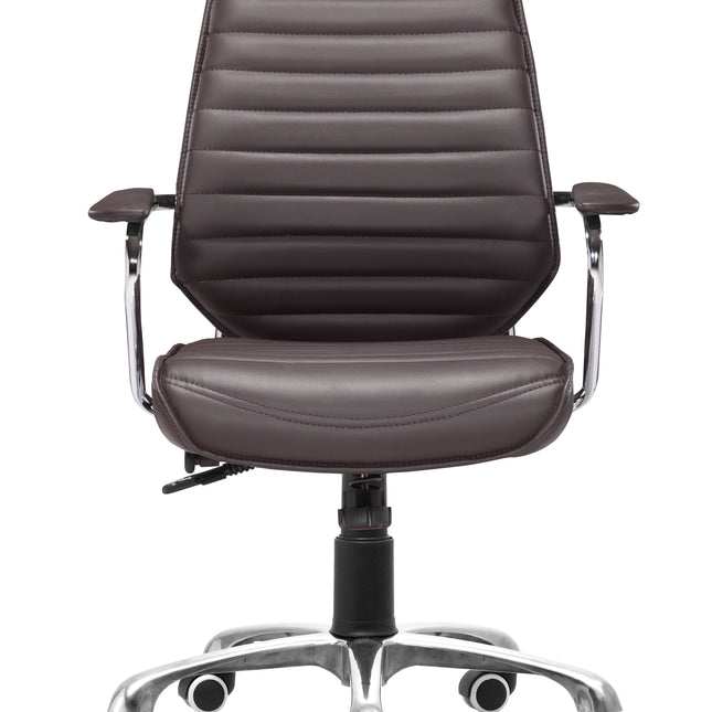 Enterprise Low Back Office Chair Espresso Chairs TriadCommerceInc   