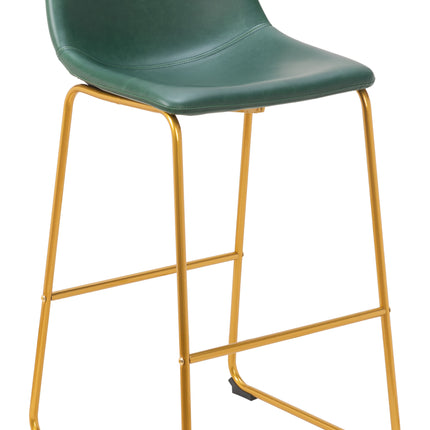 Augusta Barstool (Set of 2) Green & Gold Barstools TriadCommerceInc Default Title  