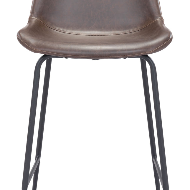 Byron Counter Stool Brown Counter Stools TriadCommerceInc   