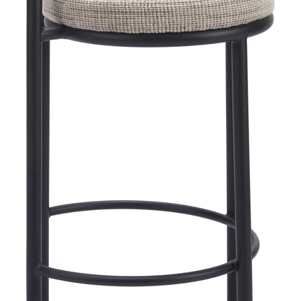 Sisal Counter Stool (Set of 2) Beige Tweed Counter Stools TriadCommerceInc   