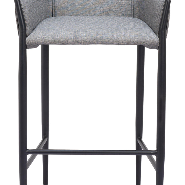 Andover Barstool Slate Gray Barstools TriadCommerceInc   