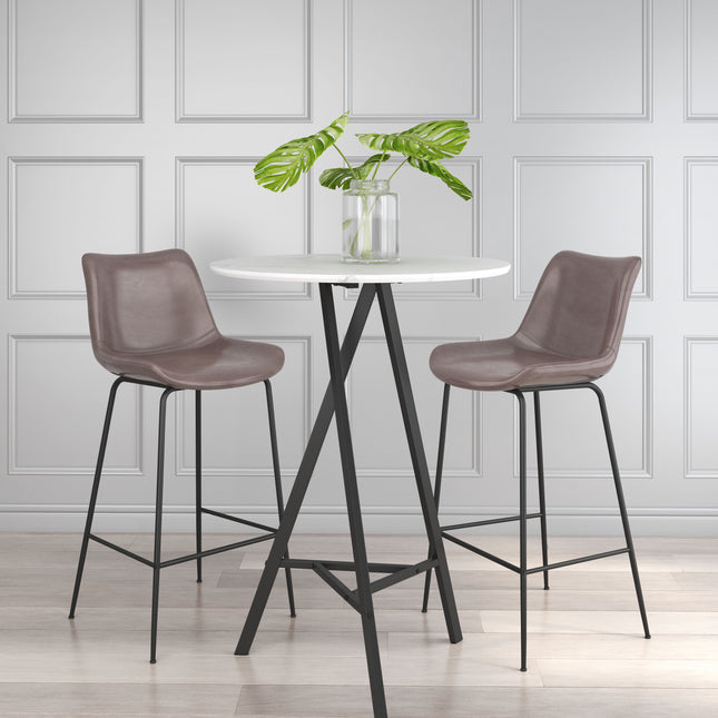 Byron Barstool Brown Barstools TriadCommerceInc   