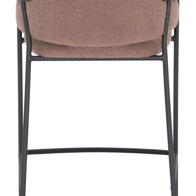 Marcel Counter Stool (Set of 2) Brown Counter Stools TriadCommerceInc   