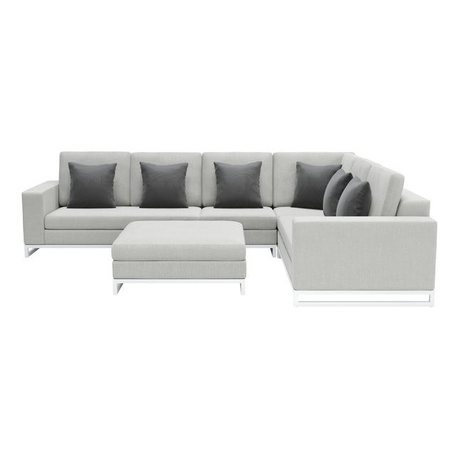 Corona del Mar Modular Sectional Set Gray Seating [TriadCommerceInc]   