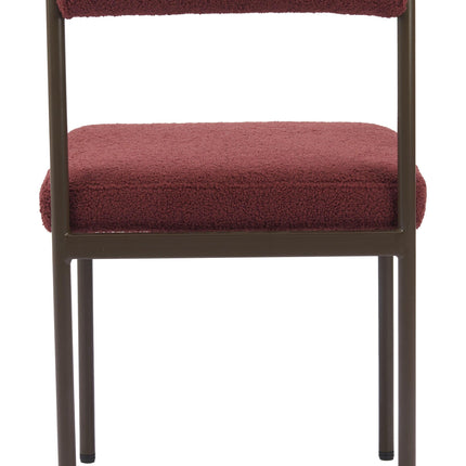 Livorno Dining Chair Red & Bronze Chairs TriadCommerceInc   