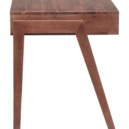 Linea Desk Walnut Desks [TriadCommerceInc]   