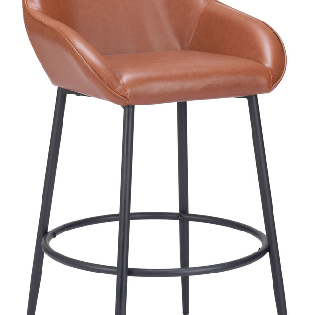 Vila Barstool (Set of 2) Brown Barstools TriadCommerceInc Default Title  