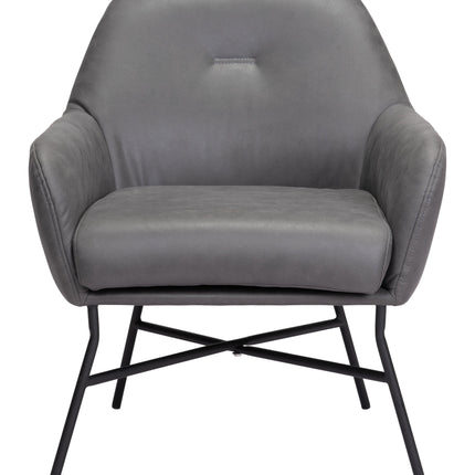 Hans Accent Chair Vintage Gray Chairs [TriadCommerceInc]   
