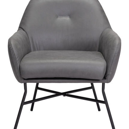 Hans Accent Chair Vintage Gray Chairs TriadCommerceInc   