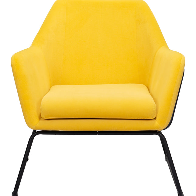 Jose Accent Chair Yellow Chairs TriadCommerceInc   