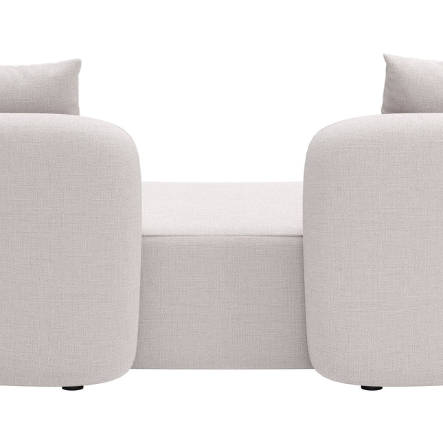 Sunny Isles Loveseat Beige Seating TriadCommerceInc   