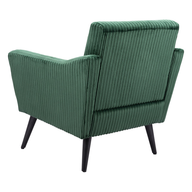 Bastille Accent Chair Green Chairs [TriadCommerceInc]   