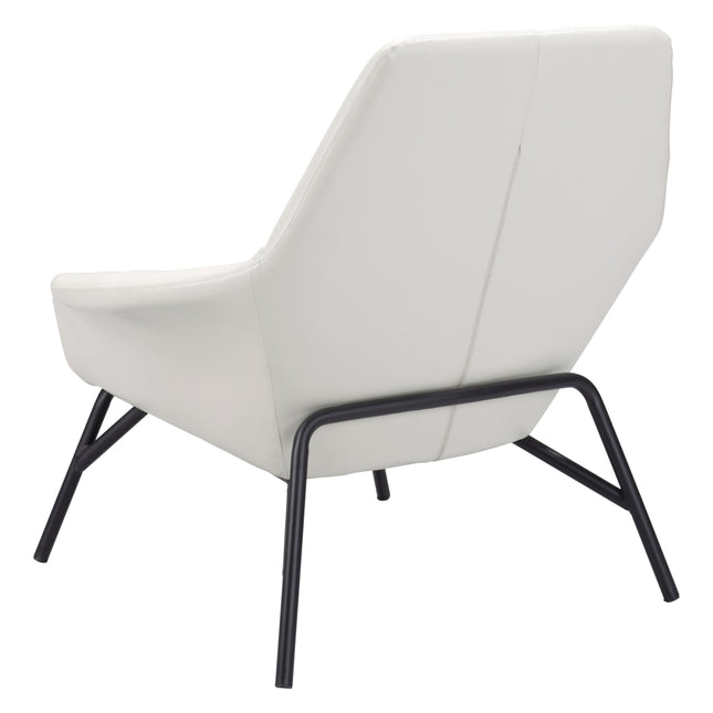 Javier Accent Chair White Chairs TriadCommerceInc   