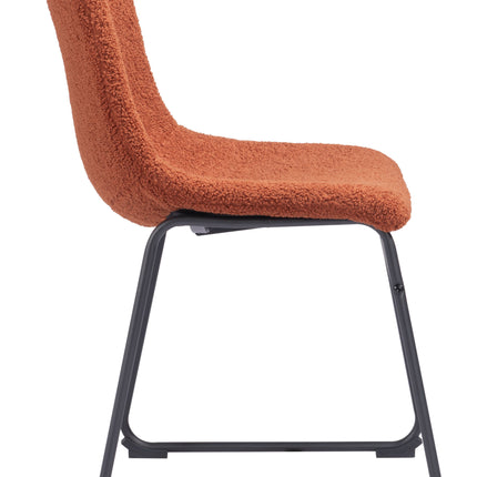 Smart Dining Chair (Set of 2) Burnt Orange Chairs TriadCommerceInc   