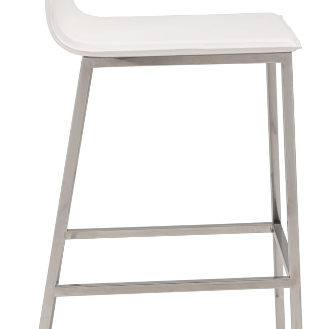 Marina Barstool (Set of 2) White Barstools TriadCommerceInc   